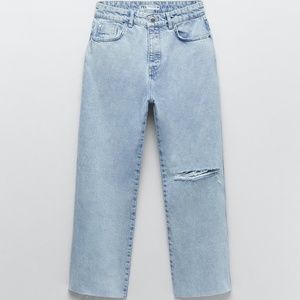 Zara Jean-Straight  Fit High Rise, Size 8